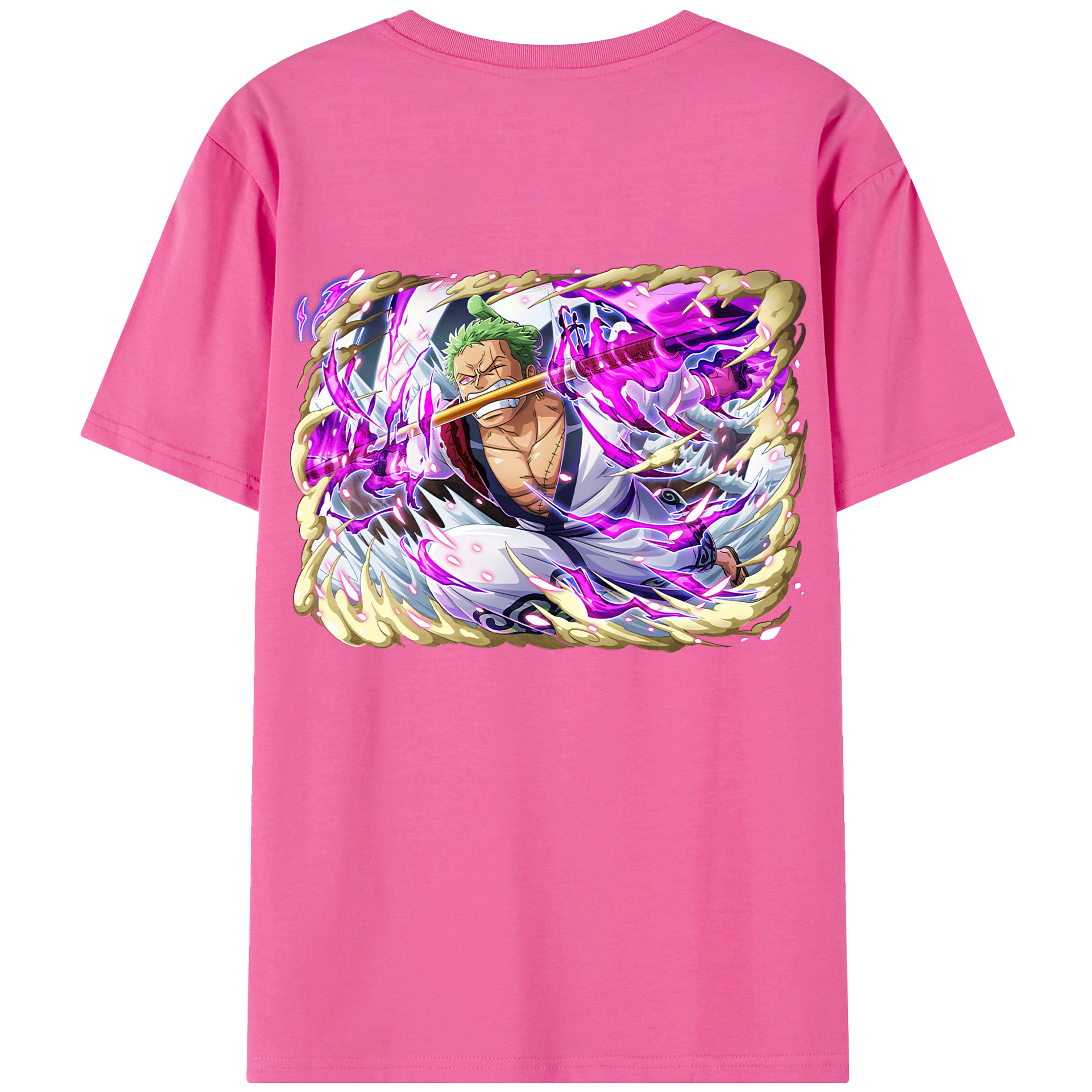 （画像用） ワンピース ロロノア・ゾロ ONE PIECE Roronoa Zoro レディース半袖Tシャツ(バックプリント)